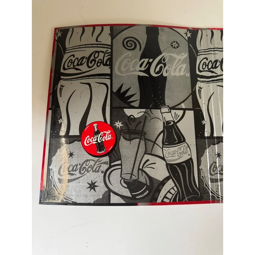 Vintage 1997 Coca-Cola Polar Bear 1.5 Inch Ring Binders Set of 2 Stuart Hall